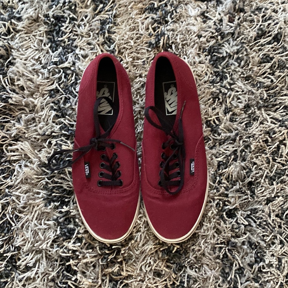 Maroon vans shoes